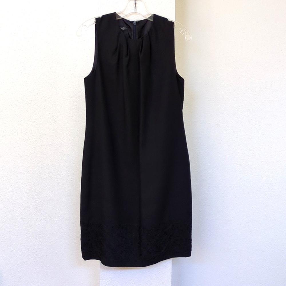 Talbot's Black 100% silk sheath, size 6P
